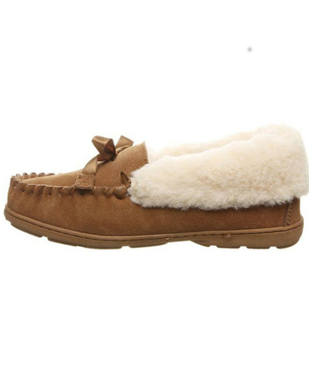 Image #3 - Bearpaw Women's Indio Casual Slippers - Moc Toe, Brown, hi-res