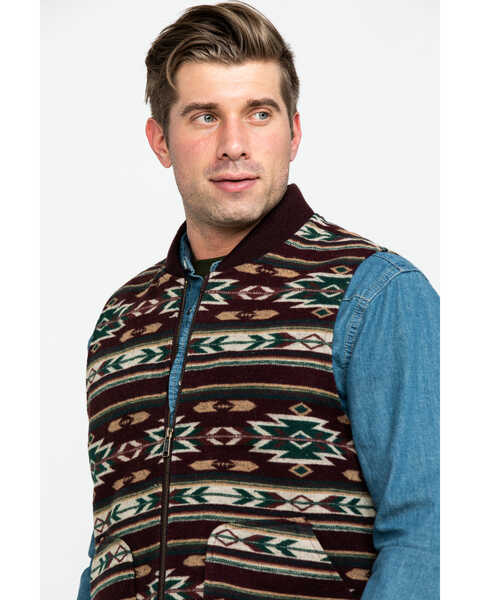 Image #5 - Powder River Outfitters Men's Southwestern Jacquard Vest , , hi-res