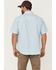 Resistol Men's Solid Cerulean Blue Short Sleeve Button-Down Western Shirt , Blue, hi-res