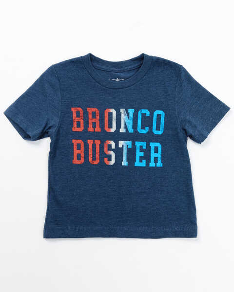 Cody James Toddler Boys' Bronco Buster Short Sleeve Graphic T-Shirt, Navy, hi-res