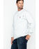 Image #3 - Carhartt Men's FR Solid Long Sleeve Work Henley Shirt - Big & Tall, Lt Grey, hi-res