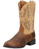 Ariat Men's Heritage Stockman Boots - Round Toe , Brown, hi-res