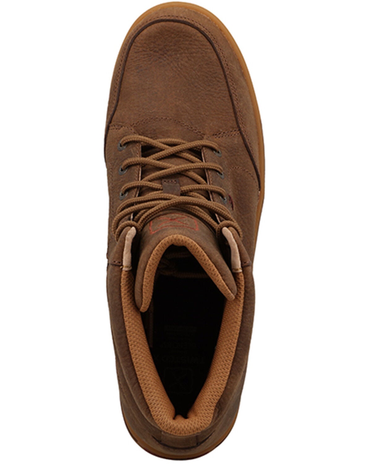 Image #6 - Twisted X Men's 6" Kicks Work Shoes - Soft Toe, Brown, hi-res
