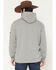 Image #4 - Ariat Men's Logo Graphic Hooded Sweatshirt, Grey, hi-res