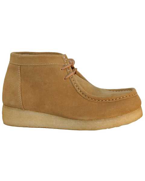Roper Women's Suede Chukka Gum Casual Shoes - Round Toe, Sand, hi-res