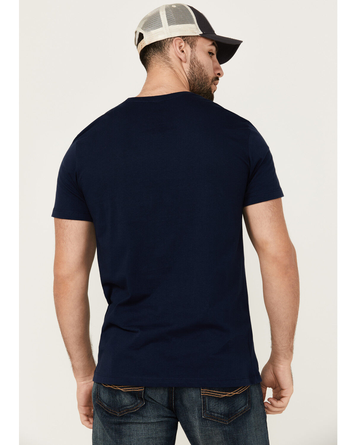 Image #4 - Moonshine Spirit Men's Party Skull Mariachi Short Sleeve Graphic T-Shirt, Navy, hi-res