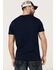 Image #4 - Moonshine Spirit Men's Party Skull Mariachi Short Sleeve Graphic T-Shirt, Navy, hi-res