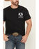 Image #4 - Buckwear Men's Ram Camo Print Logo Short Sleeve Graphic T-Shirt, Black, hi-res
