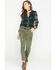 MM Vintage Women's Cassie Easy Straight Jeans, Green, hi-res