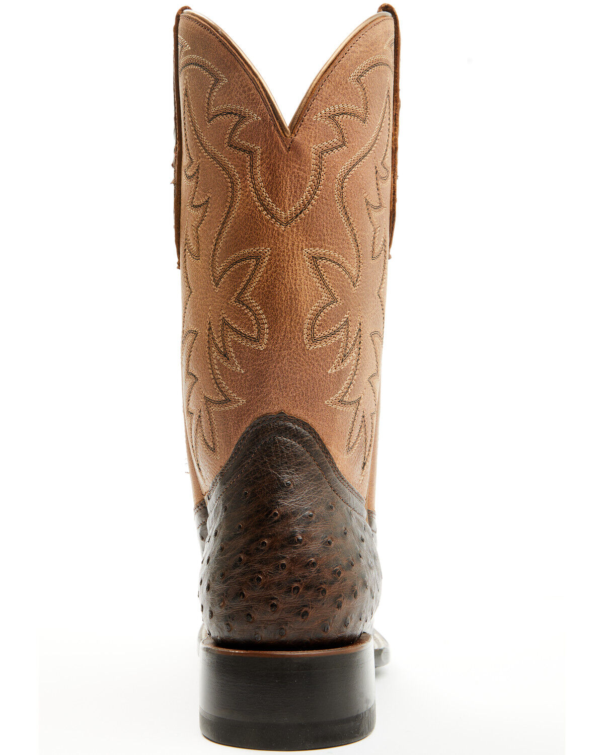 Image #5 - Shyanne Women's Mia Exotic Full Quill Ostrich Western Boots - Broad Square Toe, Chocolate, hi-res
