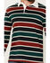Image #3 - Pendleton Men's Decker Rugby Striped Long Sleeve Polo Shirt , Red, hi-res