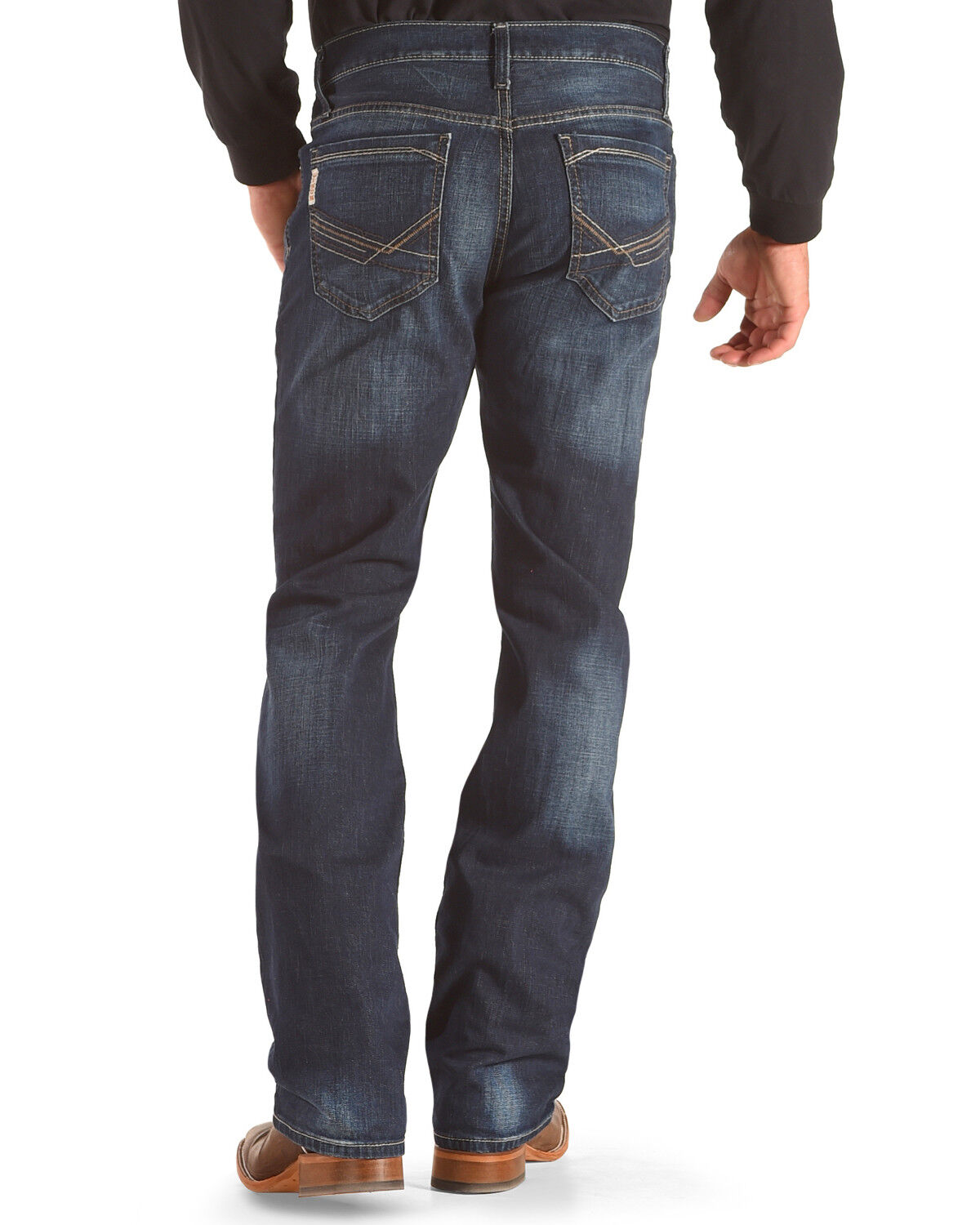 Image #1 - Cinch Men's Ian Western Bootcut Jeans, Indigo, hi-res