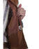 Image #3 - Scully Men's Two Tone Concealed Carry Suede Vest - Big , Coffee, hi-res