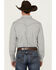 Image #4 - Cody James Men's Seeker Plaid Print Long Sleeve Snap Western Shirt , Light Blue, hi-res