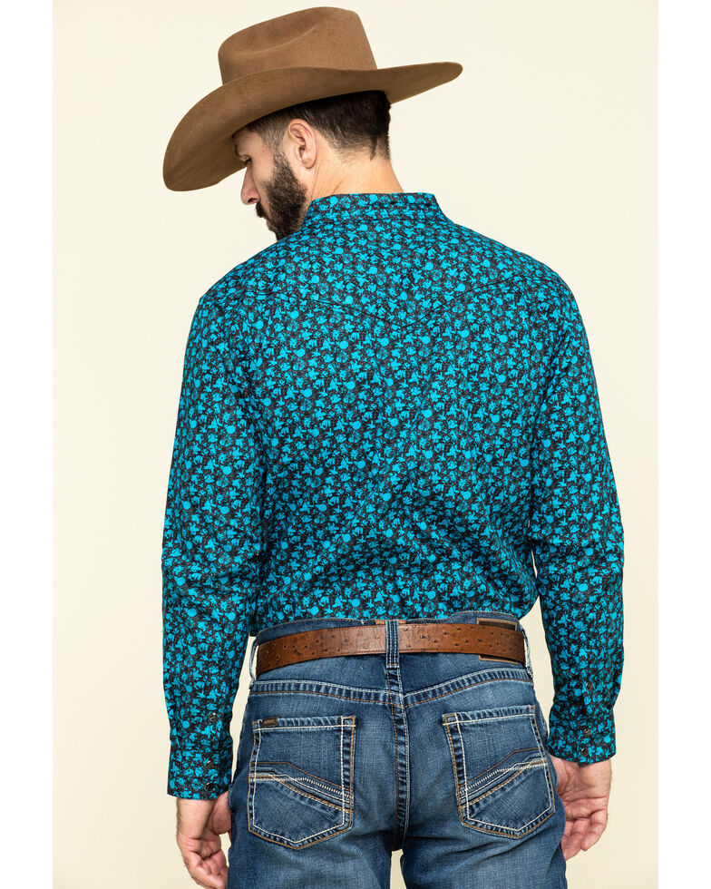 Cody James Men S High Sierra Floral Print Long Sleeve Western
