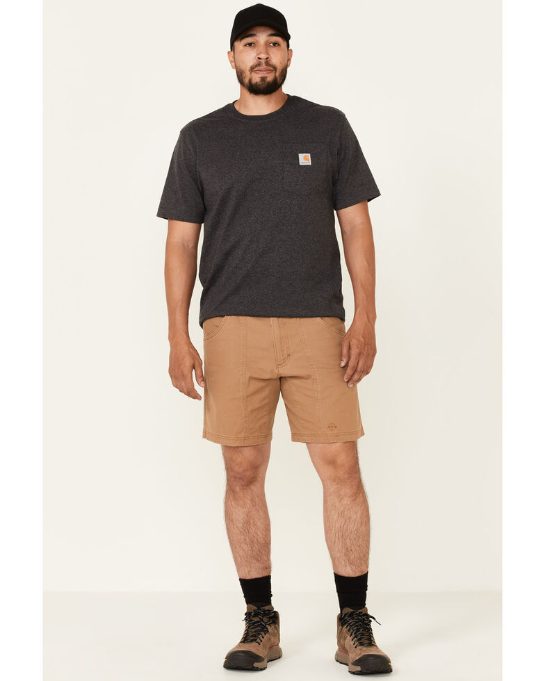 Wrangler ATG Men's All-Terrain Tiger Brown Pork Chop Utility Shorts , Tan, hi-res