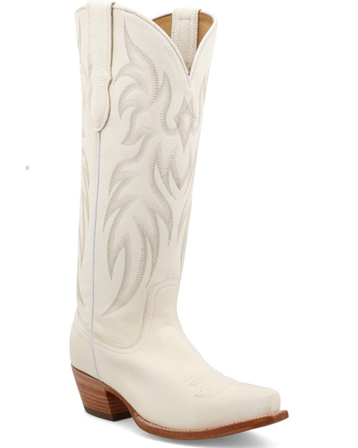 Image #1 - Black Star Women's Pearl Tall Western Boots - Snip Toe, White, hi-res