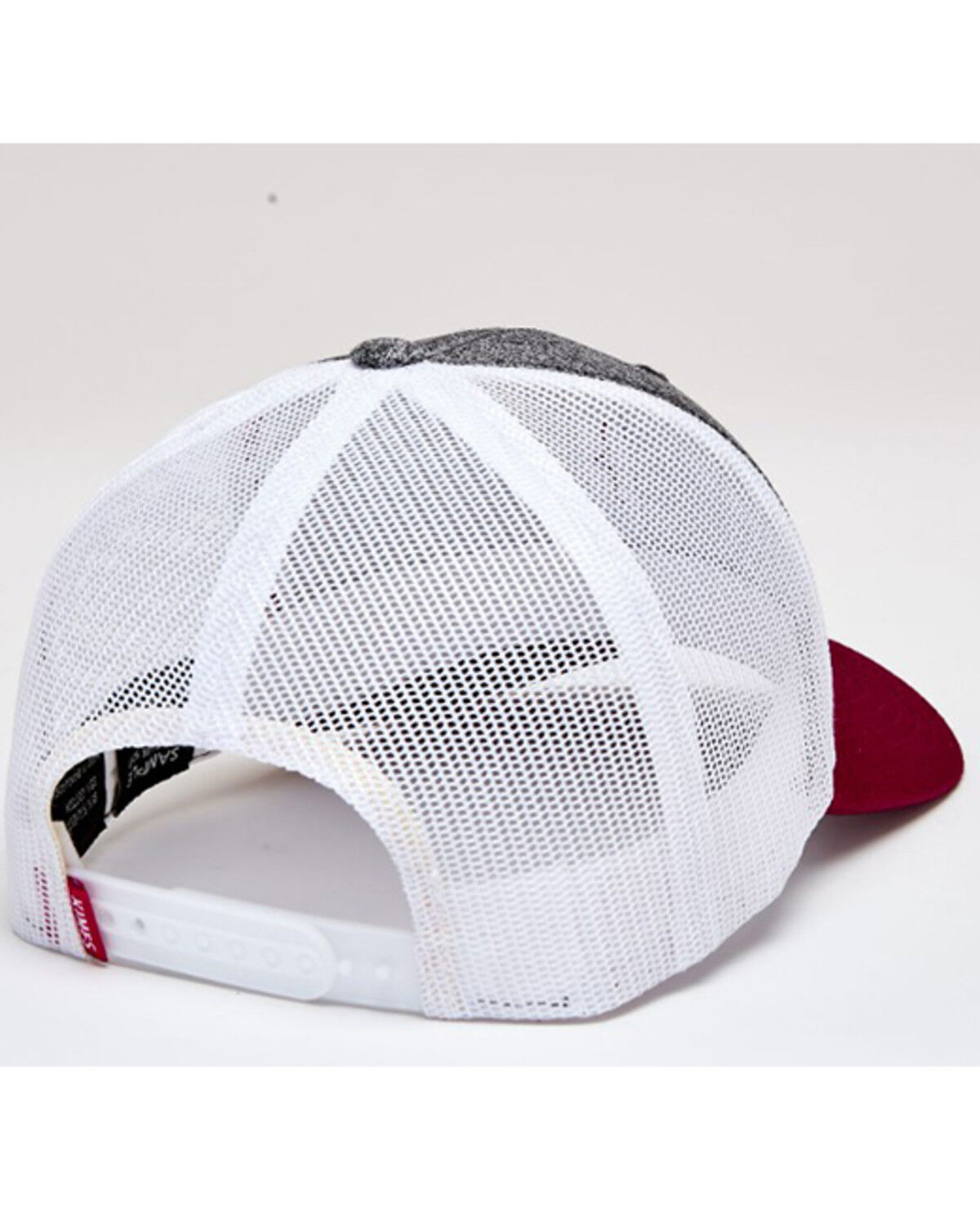 Image #2 - Kimes Ranch Men's Lark Logo Patch Mesh Back Trucker Cap, Heather Grey, hi-res