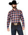 Image #1 - Ariat Men's Boot Barn Exclusive Presly Plaid Print Long Sleeve Button-Down Western Shirt, Blue, hi-res