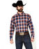 Image #1 - Ariat Men's Boot Barn Exclusive Presly Plaid Print Long Sleeve Button-Down Western Shirt , Blue, hi-res
