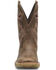 Image #4 - Double H Women's Ari Western Work Boots - Composite Toe, Brown, hi-res