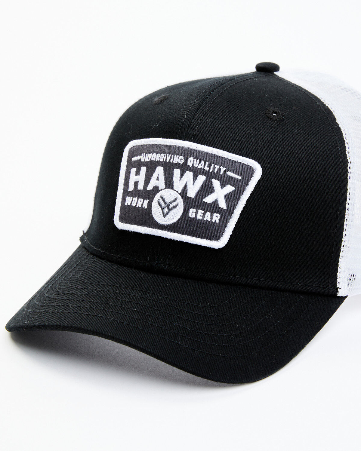 Image #1 - Hawx Men's Recreation Logo Patch Ball Cap, Black, hi-res