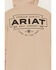Image #3 - Ariat Boys' Boot Barn Exclusive Logo Graphic Hooded Sweatshirt, Sand, hi-res