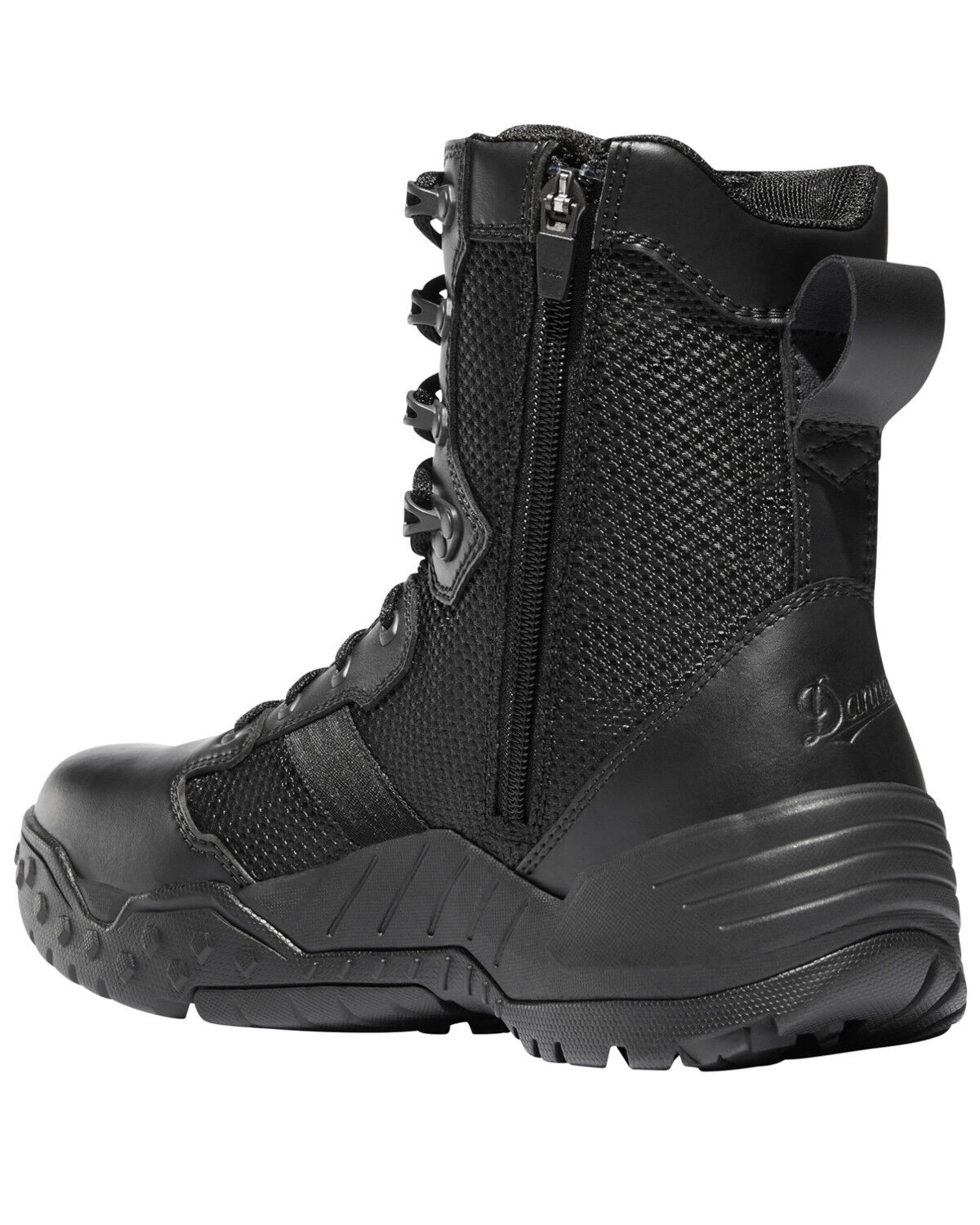 Image #5 - Danner Men's Scorch Side Zip 8" Boots - Soft Toe, Black, hi-res
