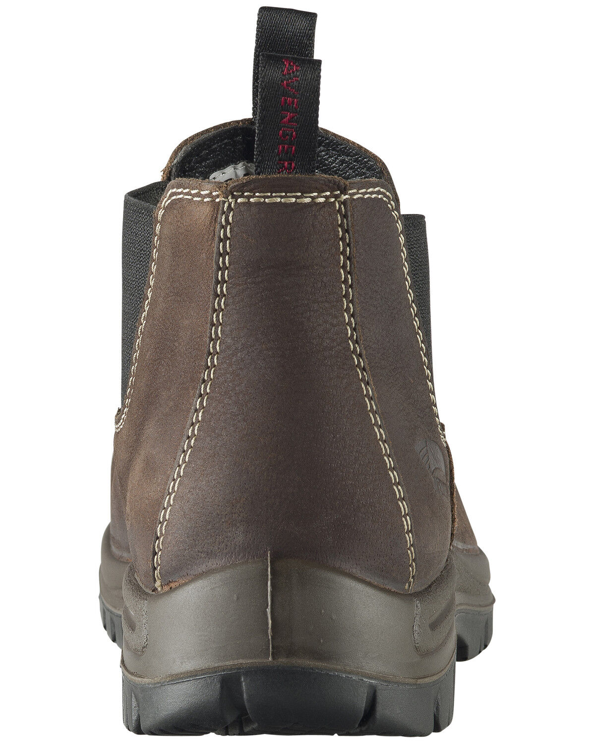 Image #4 - Avenger Men's Foreman Pull On Work Boots - Composite Toe, Brown, hi-res