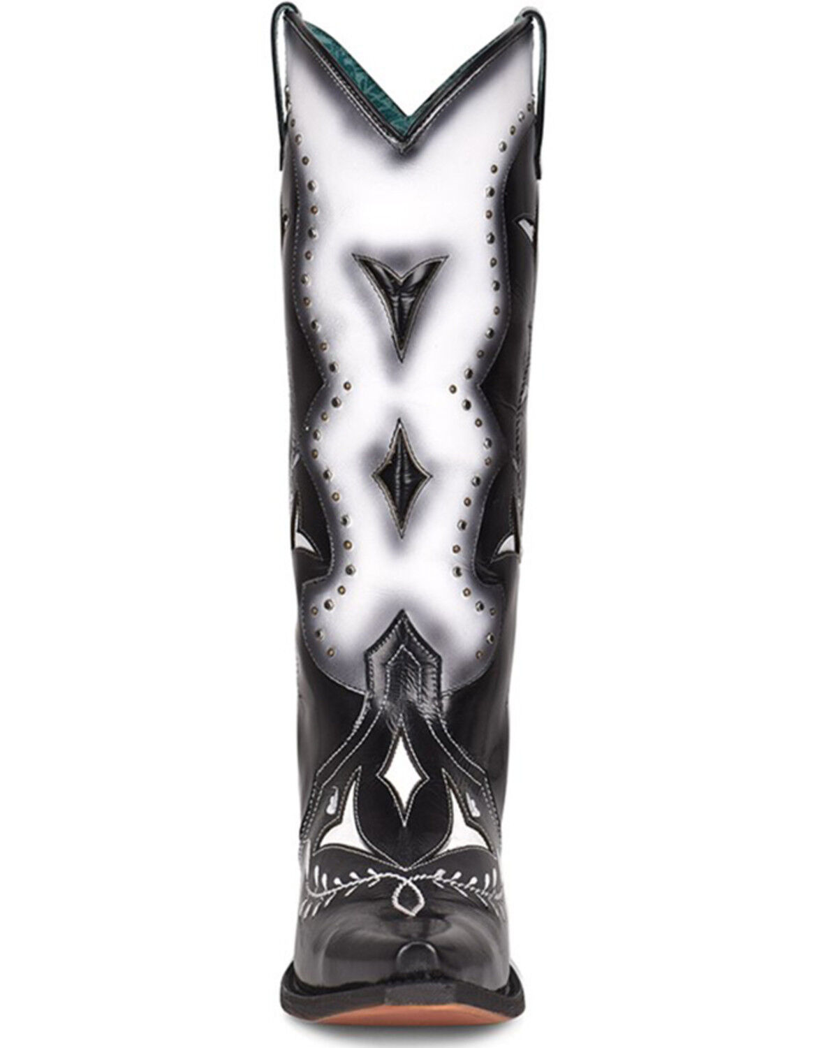 Image #3 - Corral Women's Black Embroidery Cutouts Western Boots - Snip Toe, , hi-res