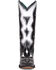 Image #3 - Corral Women's Black Embroidery Cutouts Western Boots - Snip Toe, , hi-res