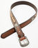 Image #2 - Cody James Men's Atwood Southwestern Inlay Belt - Big, Dark Brown, hi-res