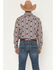 Image #4 - RANK 45&reg; Men's White Mountain Southwestern Striped Print Long Sleeve Snap Stretch Western Shirt, Multi, hi-res