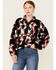 Image #1 - Rock & Roll Denim Women's Southwestern Print Fleece Jacket, Black, hi-res