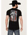 Image #1 - Howitzer Men's Freedom Sketch Short Sleeve T-Shirt, Black, hi-res
