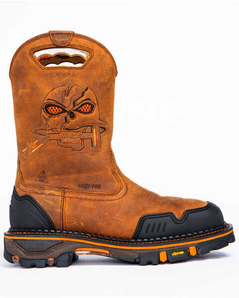 Cody James Men's 11" Decimator Western Work Boots - Nano Composite Toe, Brown, hi-res