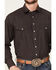 Resistol Men's Lucas Paisley Print Long Sleeve Pearl Snap Western Shirt, Dark Blue, hi-res