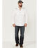 Image #2 - Moonshine Spirit Men's Relic Embroidered Southwestern Yoke Long Sleeve Snap Western Shirt, White, hi-res