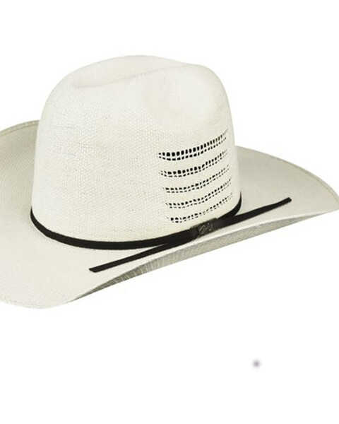 Image #1 - Bailey Deen Straw Cowboy Hat, Ivory, hi-res