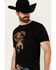 Image #2 - Cody James Men's Well Armed Short Sleeve Graphic T-Shirt, Black, hi-res
