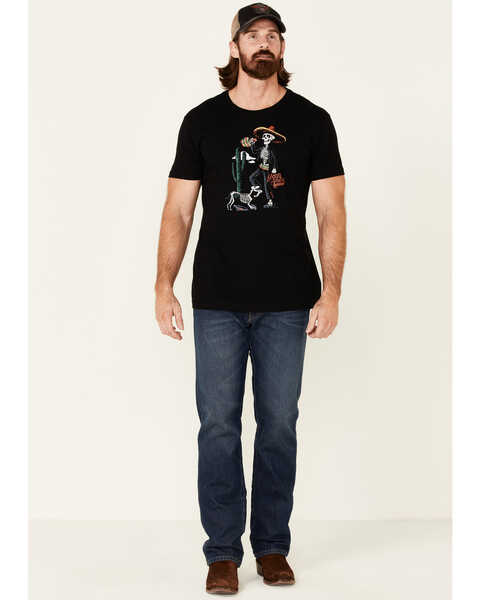 Image #2 - Moonshine Spirit Men's Dog Bones Graphic Short Sleeve T-Shirt , Black, hi-res