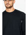 Image #3 - Hawx Men's Logo Crew Long Sleeve Work T-Shirt - Tall, Black, hi-res