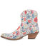 Image #3 - Dingo Women's Pixie Rose Western Boots - Snip Toe, White, hi-res