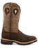 Twisted X Men's Lite Western Work Boots - Broad Square Toe, Taupe, hi-res