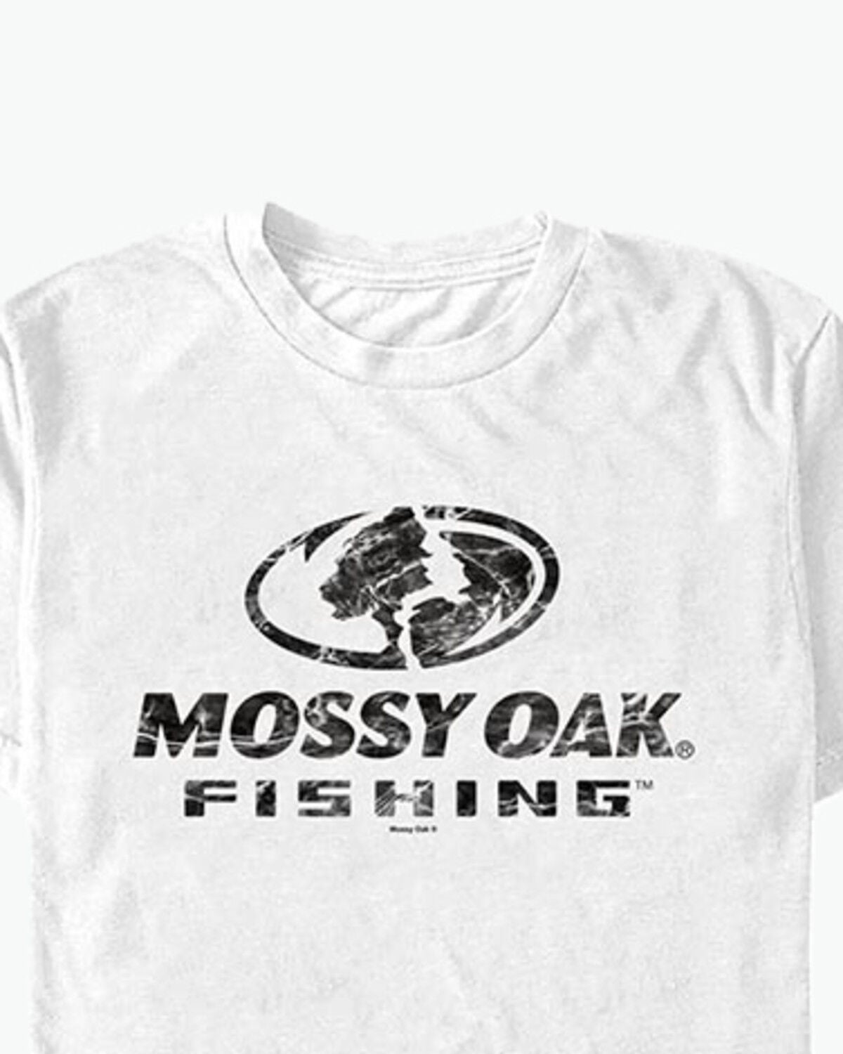 Mossy Oak Men's Logo Short Sleeve Graphic T-Shirt, White, hi-res