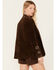 Image #4 - Driftwood Women's Suede Studded Jacket , Chocolate, hi-res