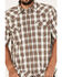 Image #3 - Moonshine Spirit Men's Twisted Barb Plaid Snap Western Shirt, Brown, hi-res