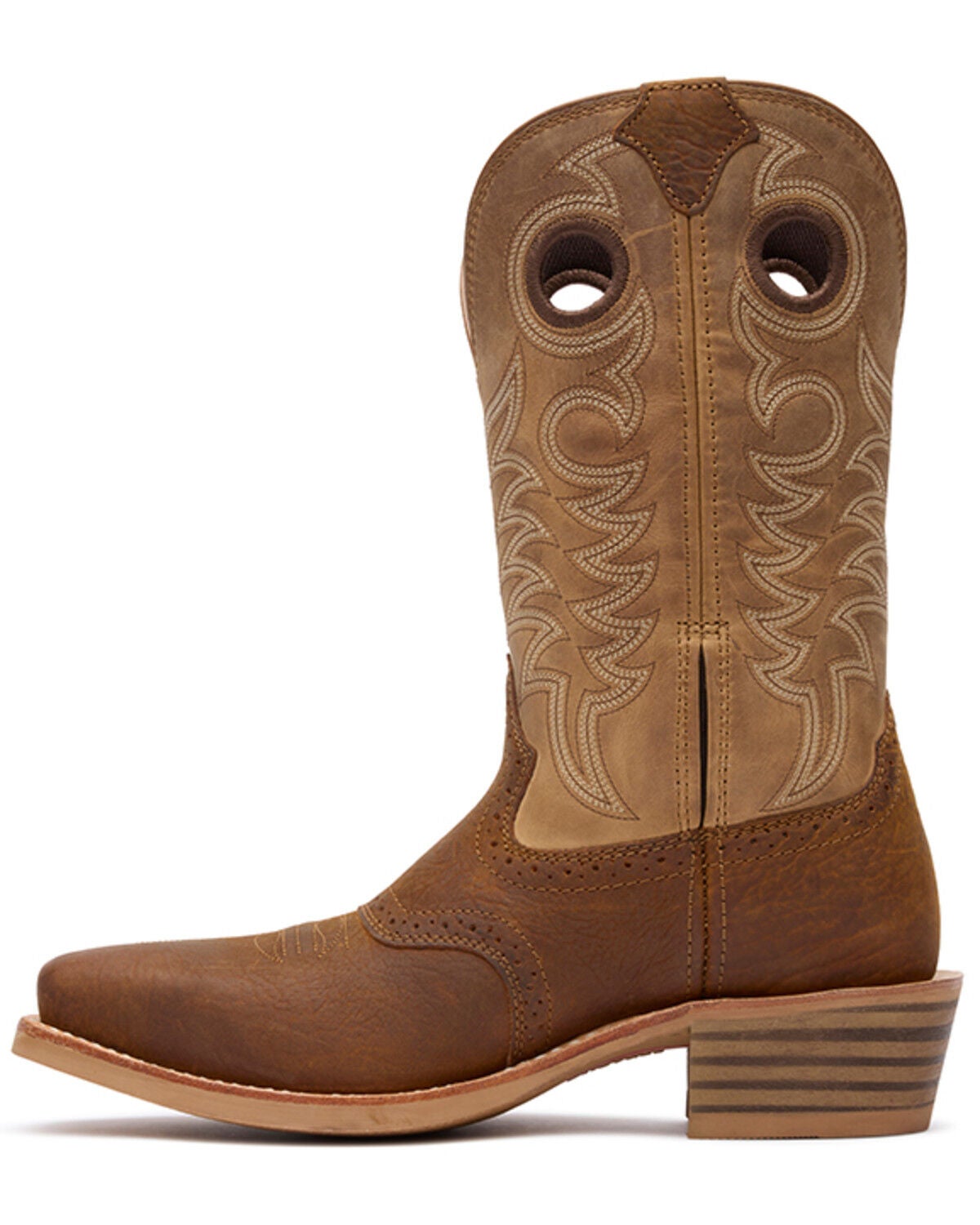 Image #3 - Durango Men's Rebel Pro&trade; Roughstock Performance Boots - Broad Square Toe, Brown, hi-res