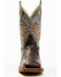 Image #4 - Justin Men's Bender Western Boots - Broad Square Toe, Brown, hi-res