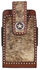 M & F Western Men's Leather Large Smartphone Clip-On Holder, Brown, hi-res